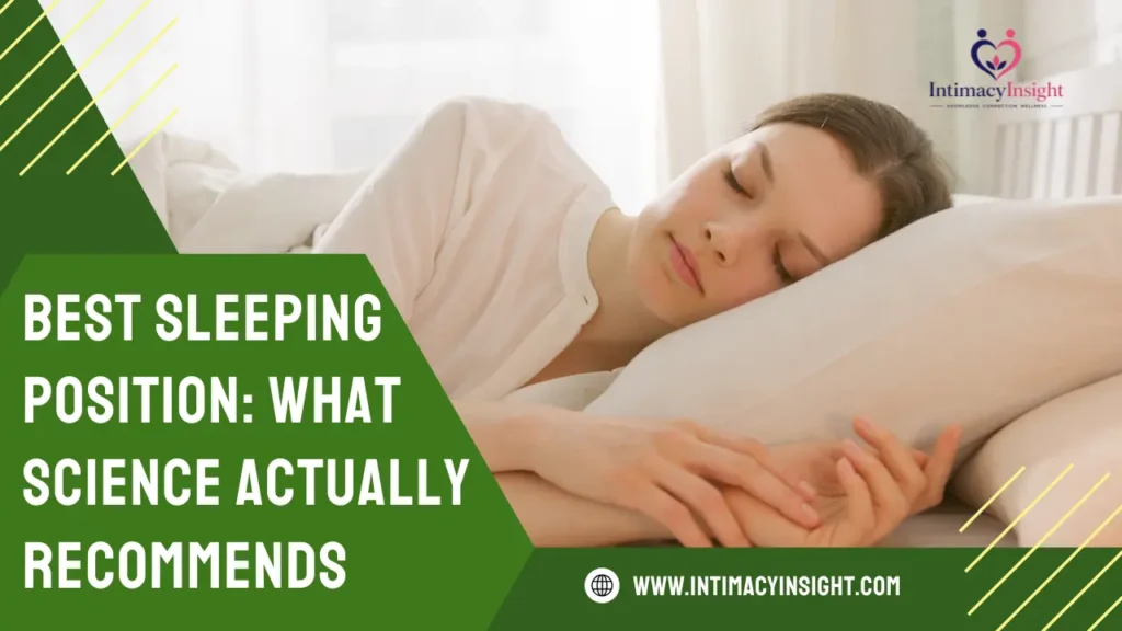 Woman sleeping peacefully showing the best sleeping position for better rest