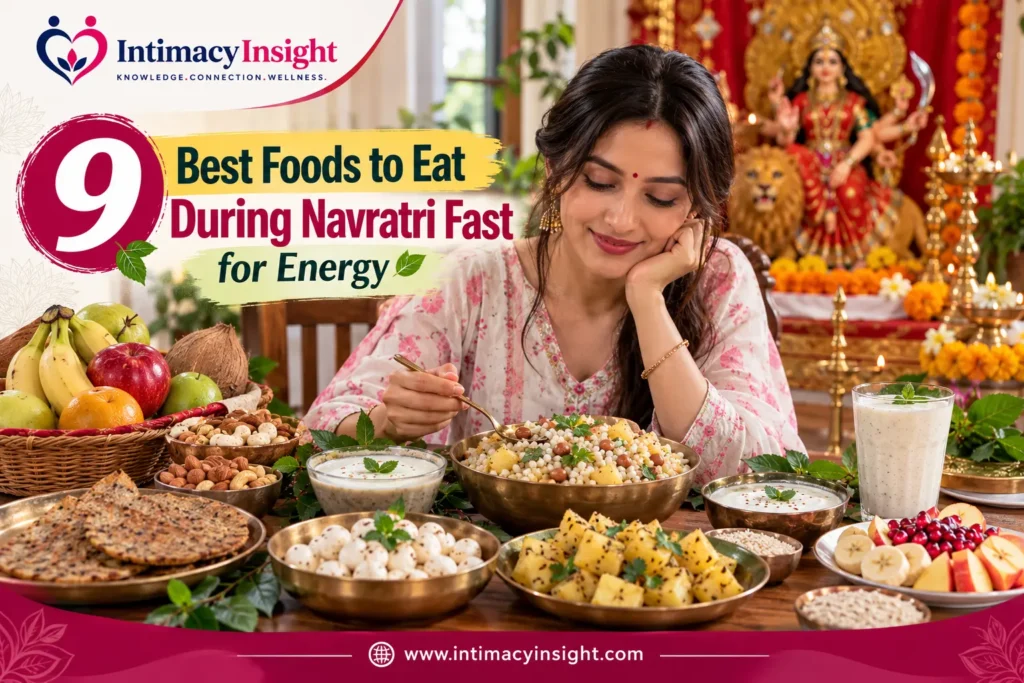 9 best foods to eat during Navratri fast for energy including sabudana, fruits, dry fruits, and curd